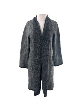 Alpaca 111 100% alpaca long cardigan gray sz S